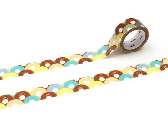 【レビュー投稿で100円OFFクーポン】【お取り寄せ】カモ井 mt×駄菓子 宮田製菓 カラフルサークル×ヤングくん デコレーション用マスキングテープ デコレーシ...