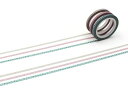 【お取り寄せ】カモ井 mt slim 3mm クロスステッチ MTSLIMS14 デコレーション マスキングテープ