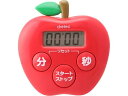 【レビュー投稿で100円OFFクーポン】【お取り寄せ】ドリテック 抗菌りんごタイマー レッド T-534RD タイマー ストップウォッチ 計測 作業