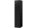 【レビュー投稿で100円OFFクーポン】【メーカー直送】Netforce 8人用ロッカー スリム 8段 ブラック【代引不可】【お客様組立】 スチールロッカー キャビネット オフィス家具