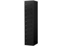 【スーパーDEALポイント10%バック★30日9:59迄】【メーカー直送】Netforce 10人用ロッカー スリム 10段 ブラック【代引不可】【お客様組立】スチールロッカー キャビネット オフィス家具