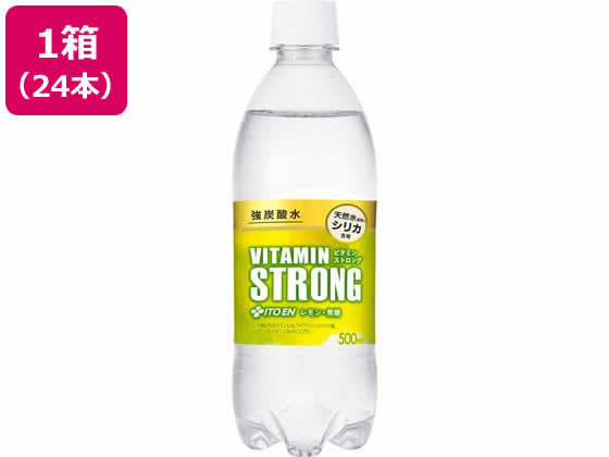 伊藤園 ビタミンストロング 強炭酸水 500ml×24本