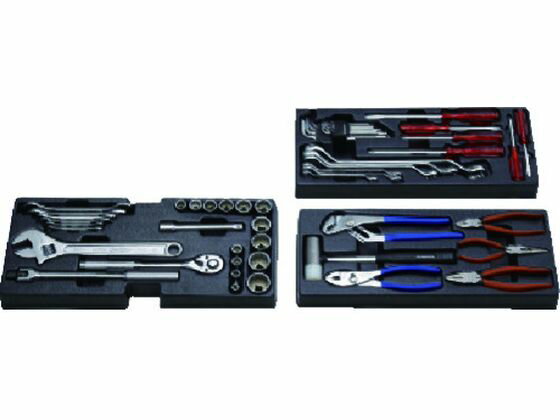 【マラソン限定★ポイント2倍】送料無料【お取り寄せ】スーパー プロ用デラックス工具セット(2段引き出し) S7000DS 工具セット 作業工具 作業用品 工具