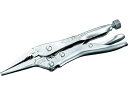 【お取り寄せ】エビ バイスプライヤー ロングノーズタイプ(カッター付) 165mm VL150 グリッププライヤー クランプ バイス ハンドプレス 作業用品 工...