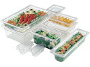 【マラソン限定★2000円クーポン&ポイント2倍】【お取り寄せ】Cambro フードパン 1/2L-100mm 24LPCW(135)クリア キッチン雑貨