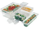 【レビュー投稿で100円OFFクーポン】【お取り寄せ】Cambro フードパン 1/4-100mm 44CW(135)クリア キッチン雑貨