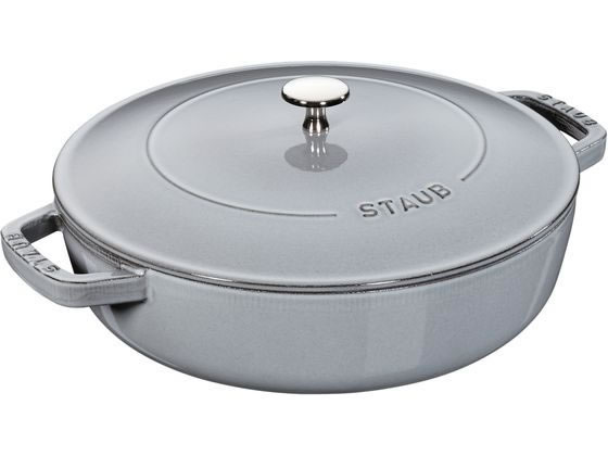 【お取り寄せ】STAUB ストウブ ブレイザーソテーパン 28cm グレー 40511-470 キッチン雑貨