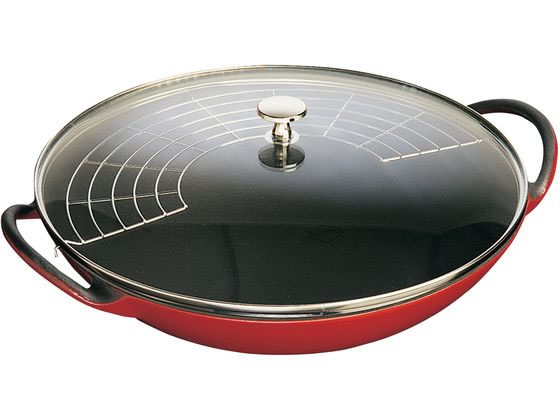 【お取り寄せ】STAUB ストウブ グランビュッフェパン 37cm チェリー 40509-898 キッチン雑貨