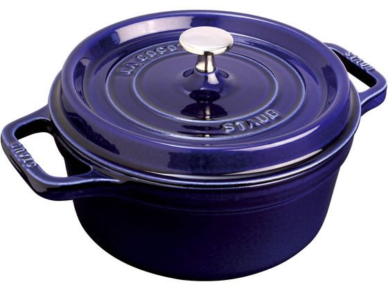 【お取り寄せ】STAUB ストウブ ピコ・ココット ラウンド 26cm グランブルー 40510-284 キッチン雑貨