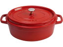 【スーパーSALE限定★10%以上OFF&2,000円クーポン】 【お取り寄せ】STAUB ストウブ ピコ・ココット オーバル 31cm チェリー 40509-866 キッチン雑貨