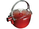 【レビュー投稿で100円OFFクーポン】【お取り寄せ】STAUB ストウブ ティーポット 丸型 1.15L チェリー 40509-904 キッチン雑貨
