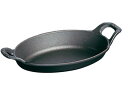 【ポイント2倍★22日20:00〜27日9:59迄】【お取り寄せ】STAUB ストウブ オーバルスタッカブルディッシュ 15cm ブラック40509-546 キッチン雑貨(3)