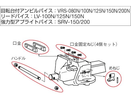 【レビュー投稿で100円OFFクーポン】【お取り寄せ】TRUSCO バイス用ハンドル 中 HDLM バイス クランプ ハンドプレス 作業用品 工具