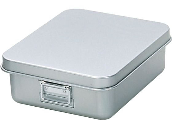 【レビュー投稿で100円OFFクーポン】【お取り寄せ】オオイ金属 アルマイト 天ぷら入 蓋付 コンテナー用 254 アルミバット ボウル ザル バット 厨房 キッチン