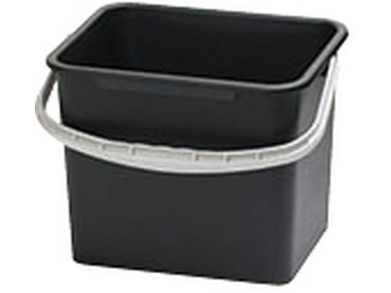 【レビュー投稿で100円OFFクーポン】【お取り寄せ】セイワ PP 角型 バケツ WP-150-0 黒 1077900 キッチ..