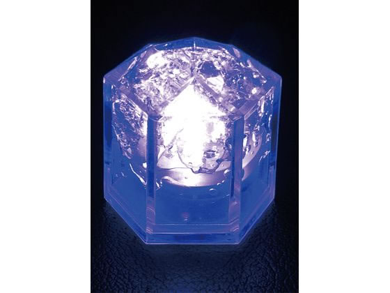 【お取り寄せ】マックスタッフ 光る氷 ライトキューブ・クリスタル 24入 ブルー 8391330 キッチン 雑貨 テーブル