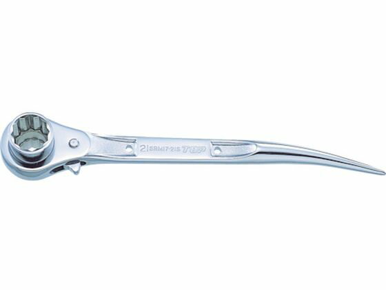 【マラソン限定★ポイント2倍】【お取り寄せ】TOP ステンレスラチェットレンチ 17×19mm SRM-17X19S ラチェットレンチ レンチ スパナ プーラー 作業用品 工具
