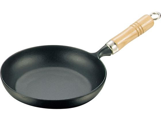 〜20 cm - 【レビュー投稿で100円OFFクーポン】【お取り寄せ】岩鋳 南部鉄 木柄 オムレツパン 18cm 24004 0200900 キッチン雑貨