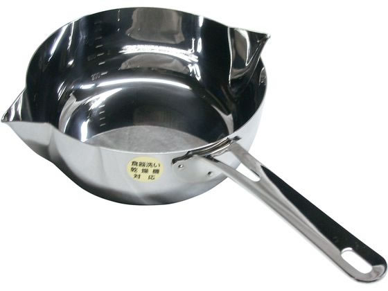 【楽天スーパーSALE限定★ポイント2倍＆2,000円クーポン】【お取り寄せ】玉虎堂製作所 MA 共柄 デンジ 両カラス口パン 目盛付 18cm キッチン雑貨