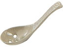 【店内全品ポイント2倍★16日9:59迄】 【お取り寄せ】銀峯陶器 銀峯みしま 穴あきレンゲのみ 大 01-2032 レンゲ 小皿 中華食器 キッチン テーブル
