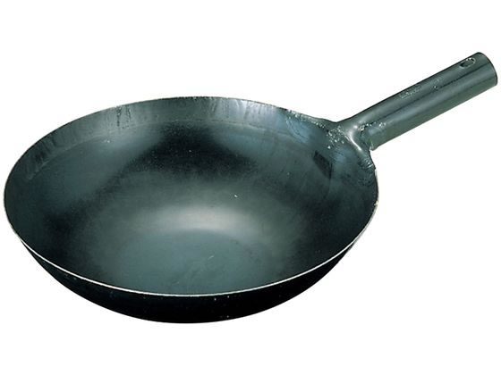 【ブラックフライデー限定★27日9:59迄店内ポイント2倍】送料無料 【お取り寄せ】EBM 山田 鉄 打出 中華片手鍋 45cm(板厚1.2mm) 両手鍋 外輪鍋 円付鍋 片手鍋 鍋 フライパン 厨房 キッチン