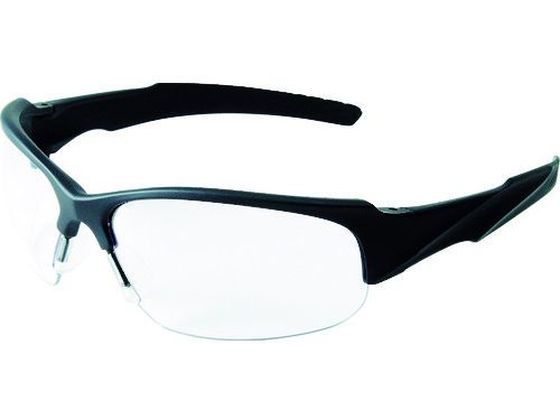 【お取り寄せ】TRUSCO 二眼型セーフティグラス ブラック TSG-808BK メガネ 防災面 ゴーグル 安全保護具 作業