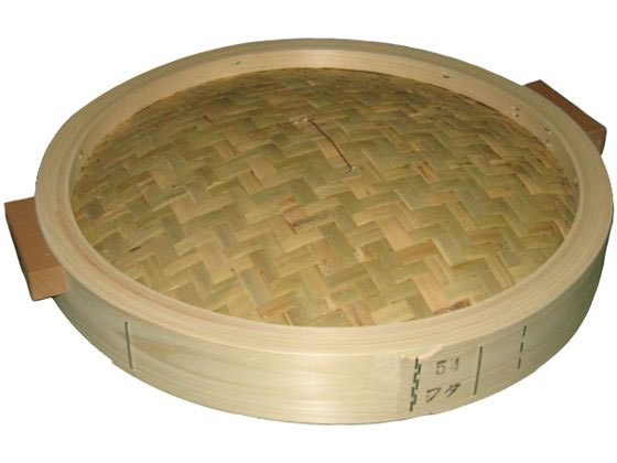 【レビュー投稿で100円OFFクーポン】送料無料【お取り寄せ】EBM ひのき 中華セイロ 蓋 54cm 手付 0487000 鍋蓋 鍋 フライパン 厨房 キッチン