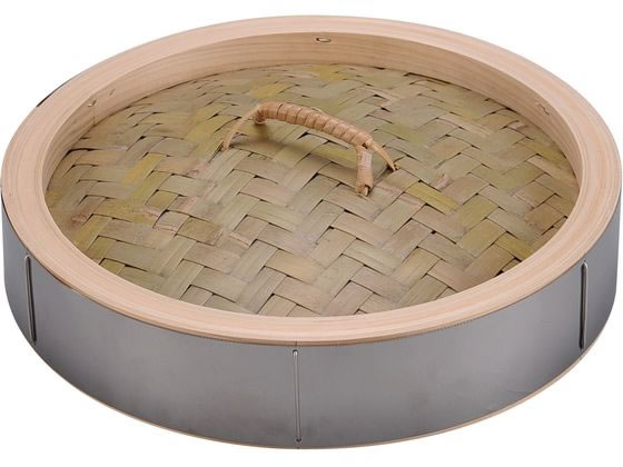 【レビュー投稿で100円OFFクーポン】【お取り寄せ】EBM 18-0 中華セイロ ステンレス枠 蓋 39cm 0489200 鍋蓋 鍋 フライパン 厨房 キッチン