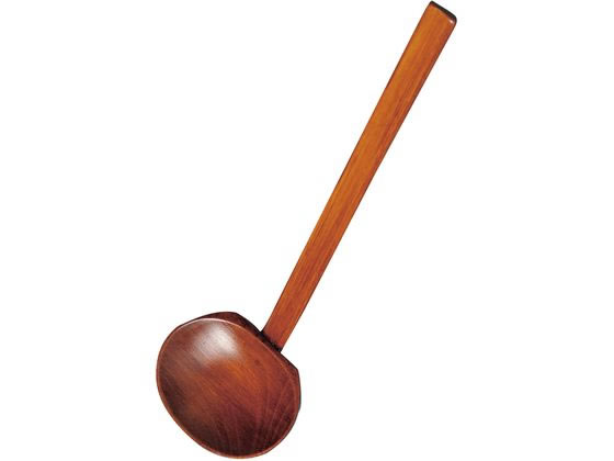 【レビュー投稿で100円OFFクーポン】【お取り寄せ】EBM 田舎手塗り杓子 中 茶色 1677210 お玉 レードル 水杓子 調理小物 厨房 キッチン