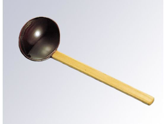 【レビュー投稿で100円OFFクーポン】【お取り寄せ】EBM 田舎手塗り杓子 小 並 73×64×220 お玉 レードル 水杓子 調理小物 厨房 キッチン