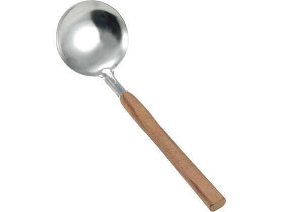 【レビュー投稿で100円OFFクーポン】【お取り寄せ】EBM ウォールナット柄 卓上お玉 穴無 1677510 お玉 レードル 水杓子 調理小物 厨房 キッチン