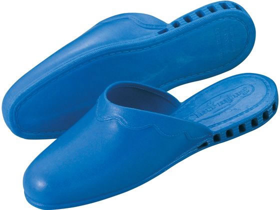 ＼10/4~10/17 9:59まで★店内全品ポイント2倍以上／ 【お取り寄せ】EBM 抗菌 チャームスリッパ No.708 ブルー 2686300 キッチン 雑貨 テーブル