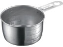 【レビュー投稿で100円OFFクーポン】【お取り寄せ】EBM 18-8 計量カップ 平柄 200cc 3587600 キッチン雑貨