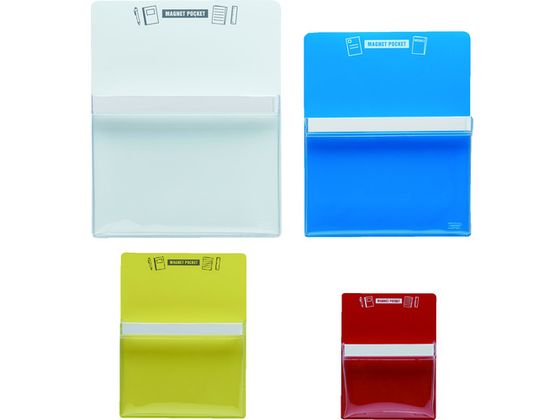 【レビュー投稿で100円OFFクーポン】【お取り寄せ】TRUSCO マグネットポケットA5用 赤 MGP-A5-R マグネットポケット マグネット 掲示物留め 吊下げ POP 掲示