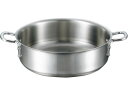 【レビュー投稿で100円OFFクーポン】【お取り寄せ】EBM ビストロ 三層クラッド 外輪鍋 36cm 蓋無 両手鍋 外輪鍋 円付鍋 片手鍋 鍋 フライパン 厨...