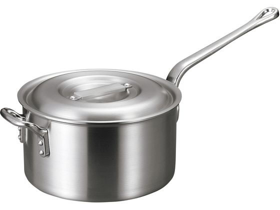 【レビュー投稿で100円OFFクーポン】【お取り寄せ】EBM アルミ バリックス 片手鍋 磨き仕上げ 24cm 両手鍋 外輪鍋 円付鍋 片手鍋 鍋 フライパン 厨房 キッチン