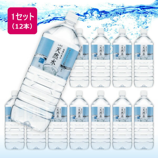 国産 ミネラルウォーター 自然の恵み 天然水 2L×12本