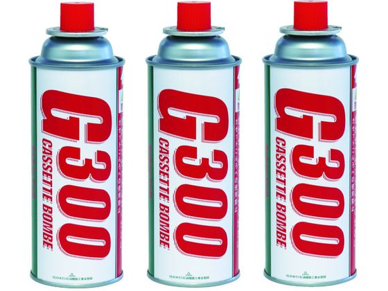 【お取り寄せ】サカエ富士 カセットボンベ3本パック G300-3P ガストーチ 溶接用品 工事用品 