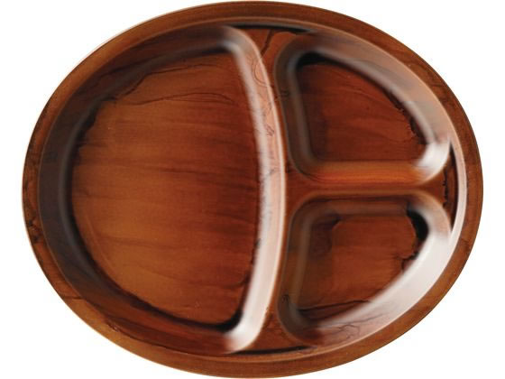 ＼10/4~10/17 9:59まで★店内全品ポイント2倍以上／ 【お取り寄せ】EBM 耐熱オーバルビュッフェプレート チーク刷毛目 1201723 カヌー型皿 洋食器 キッチン テーブル