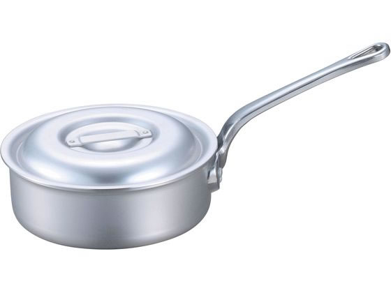 【レビュー投稿で100円OFFクーポン】【お取り寄せ】EBM アルミ プロシェフ IH 浅型片手鍋 目盛付 27cm 両手鍋 外輪鍋 円付鍋 片手鍋 鍋 フライパン 厨房 キッチン