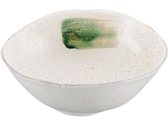 【レビュー投稿で100円OFFクーポン】【お取り寄せ】EBM 和食器コレクション 筆織部 変形大鉢 8181530 ..