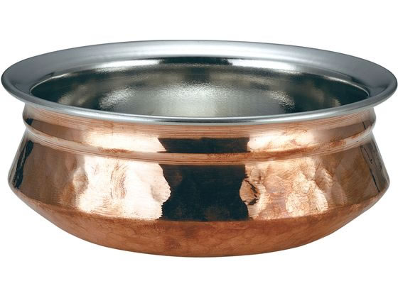 【お取り寄せ】EBM KM 二層鋼(銅 ステンレス) 丸型 鍋 104HH15 パエリア鍋 オーブン 焼き物器 フライパン 厨房 キッチン テーブル