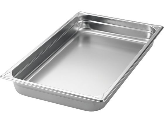 【レビュー投稿で100円OFFクーポン】【お取り寄せ】EBM 18-8 ホテルパン補強重なり防止付 1/2 200mm 21..