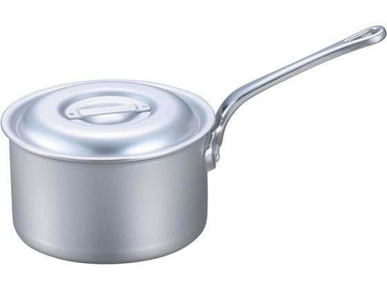 【レビュー投稿で100円OFFクーポン】【お取り寄せ】EBM アルミ プロシェフ 深型片手鍋 目盛付 21cm 両手鍋 外輪鍋 円付鍋 片手鍋 鍋 フライパン 厨房 キッチン