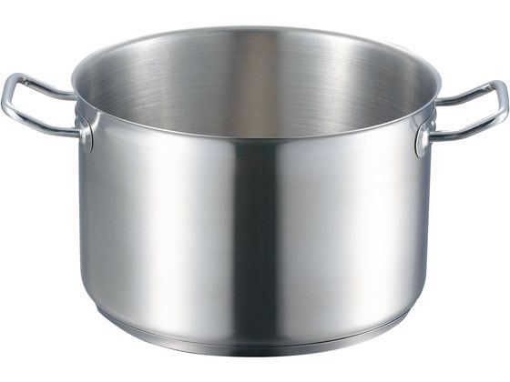 【レビュー投稿で100円OFFクーポン】【お取り寄せ】EBM 18-8 プロシェフ IH 半寸胴鍋 20cm 蓋無 寸胴鍋 鍋 フライパン 厨房 キッチン