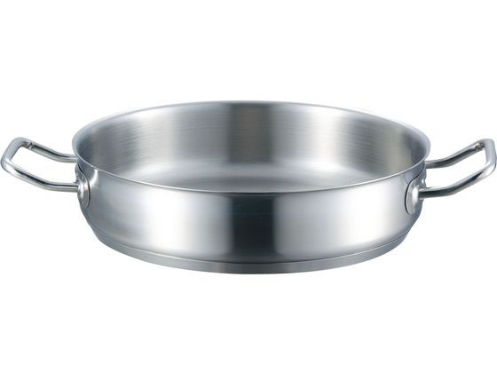 【マラソン限定2,000円クーポン★ポイント2倍28日9:59迄】 【お取り寄せ】EBM 18-8 プロシェフ IH 外輪鍋 24cm 蓋無 8888100 両手鍋 外輪鍋 円付鍋 片手鍋 フライパン 厨房 キッチン テーブル