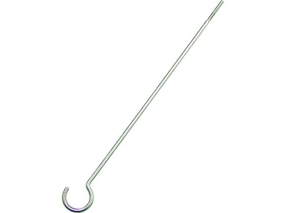 【レビュー投稿で100円OFFクーポン】送料無料【お取り寄せ】水本 ステンレス ネジ付ロングSカン 線径4mm 全長1000mm A-2747 Sカン S字フック ネット用フック ピン フック 掲示物留め 吊下げ POP 掲示