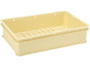 送料無料 【お取り寄せ】三甲 サンコー 大型 番重 底面穴付 大A-2 クリーム PP 8210200 番重 ボウル ザル パット 厨房 キッチン テーブル(3)