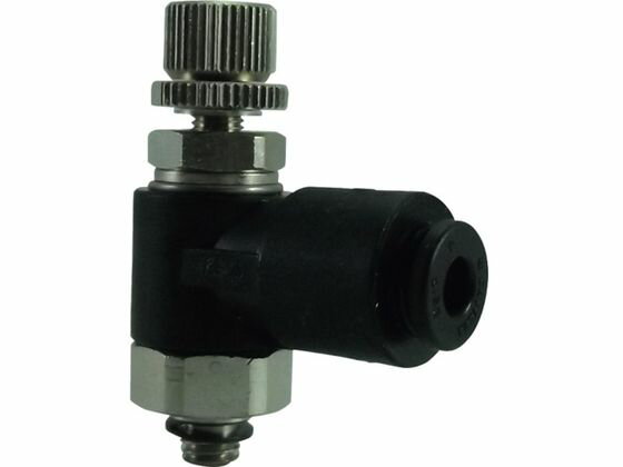 乐天商城 - 【レビュー投稿で100円OFFクーポン】【お取り寄せ】チヨダ ファイブスピードコントローラα メーターアウト4mm・M5×0.8 F4R-M5SC-O スピードコントローラ コンプレッサー 空圧機器 ホース 生産加工用品 作業用品 工具