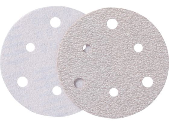 【レビュー投稿で100円OFFクーポン】【お取り寄せ】TRUSCO アストラマジック 穴あり Φ125 5枚入 粒度#400 400# TAM-125A エアサ...